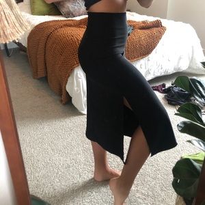Black Brandy Melville MIDI skirt